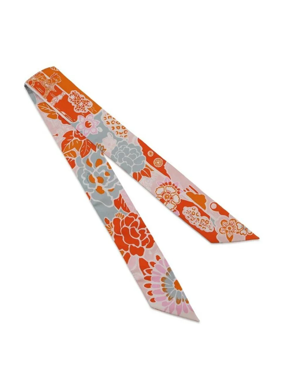 Hermes Scarf Twill Bingata